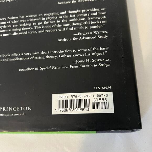 5/ $25 the Little Book of String Theory by Steven S. Gubser hardback book - Picture 6 of 6